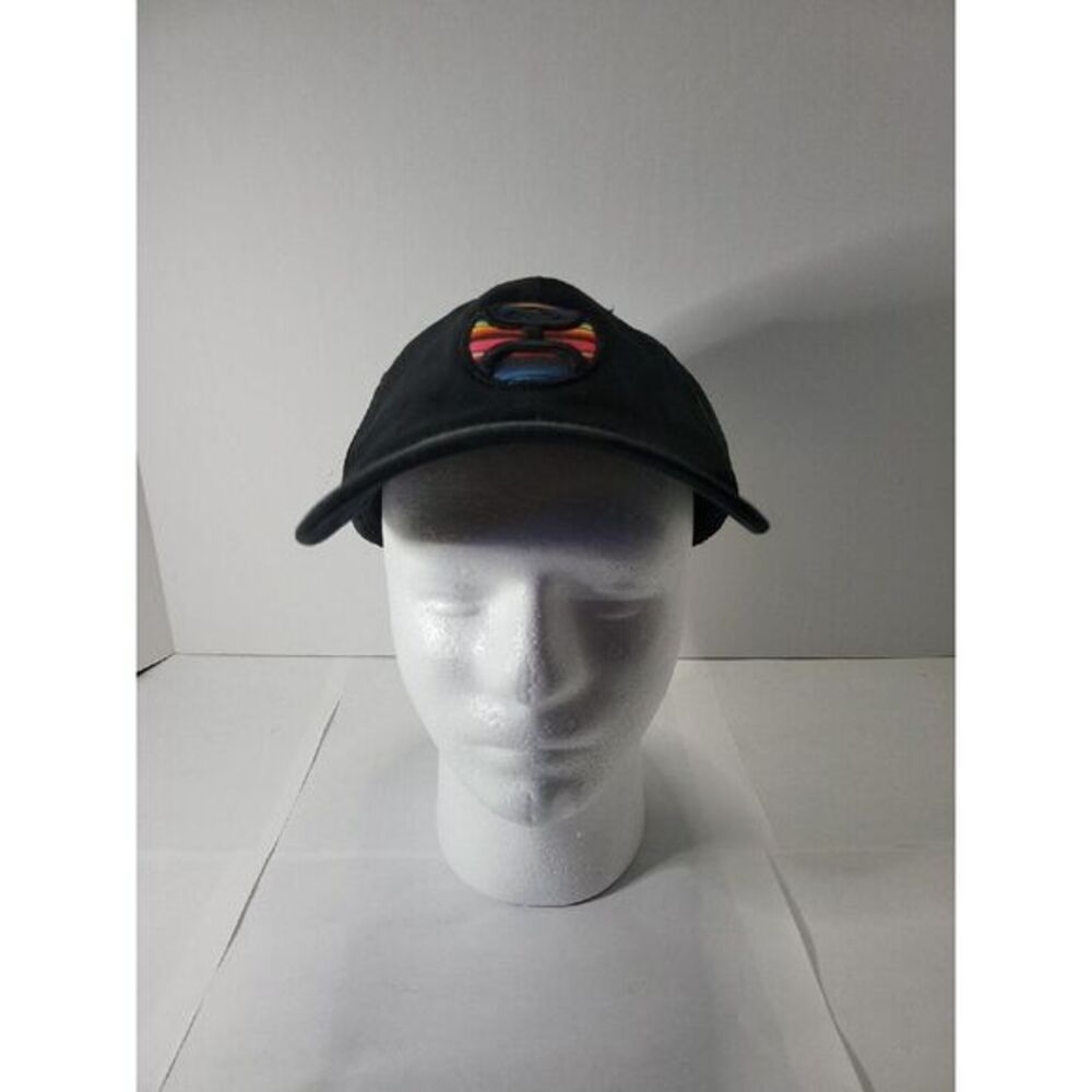 Hooey Adjustable Black and Serape Stripe Cap "Get Your Hooey" TRUCKER HAT